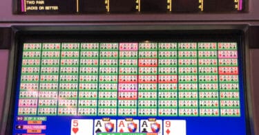 Video Poker misprogrammed paytable