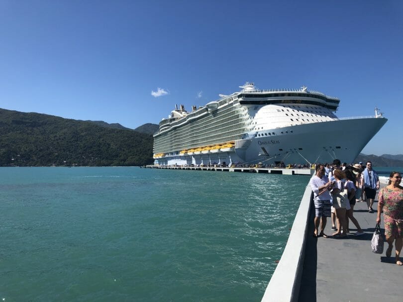 Oasis of the Seas in Labadee, Haiti