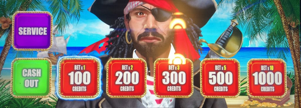 Dollar Storm by Aristocrat bet panel