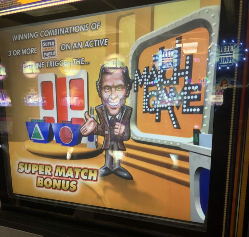 Match Game by WMS top box