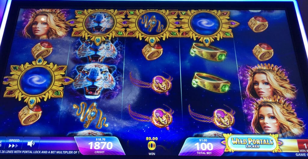 Star Goddess by IGT locked gold borders