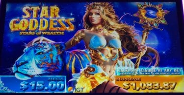 Star Goddess by IGT top box
