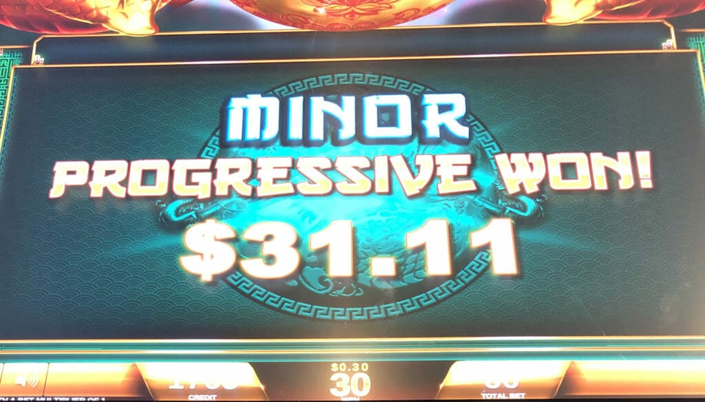 Fortune Coin by IGT minor progressive