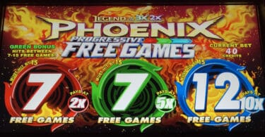Legend of the 3x 2x Phoenix top screen