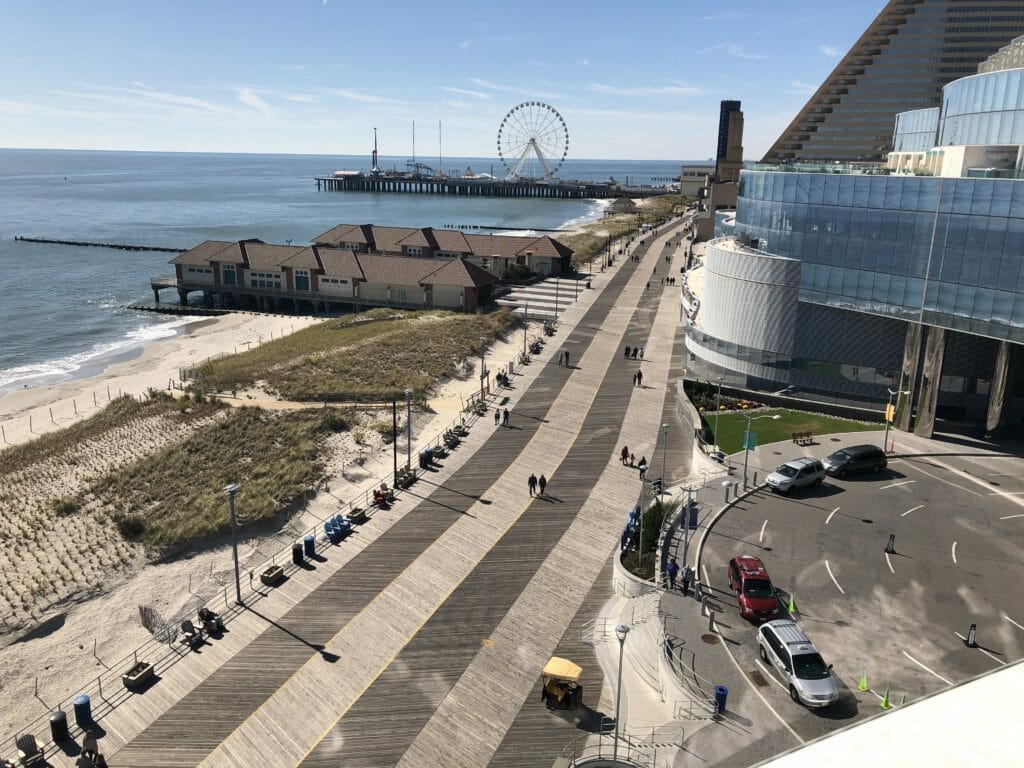 Ocean Casino Resort from the 8th floor