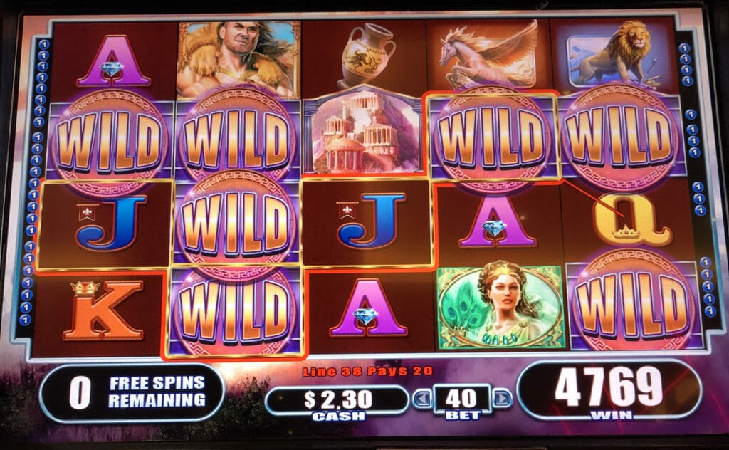 Hercules by WMS big win