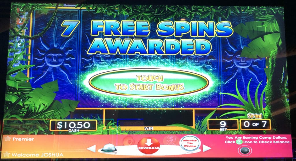 Jungle Wild by WMS free spins bonus