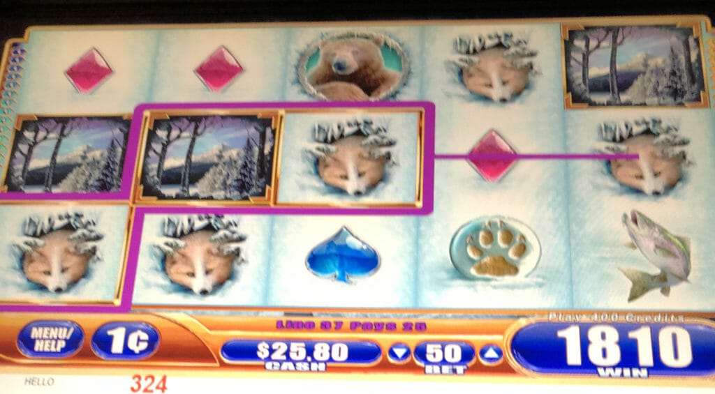 Winter Wolf by WMS five of a kind upgrade