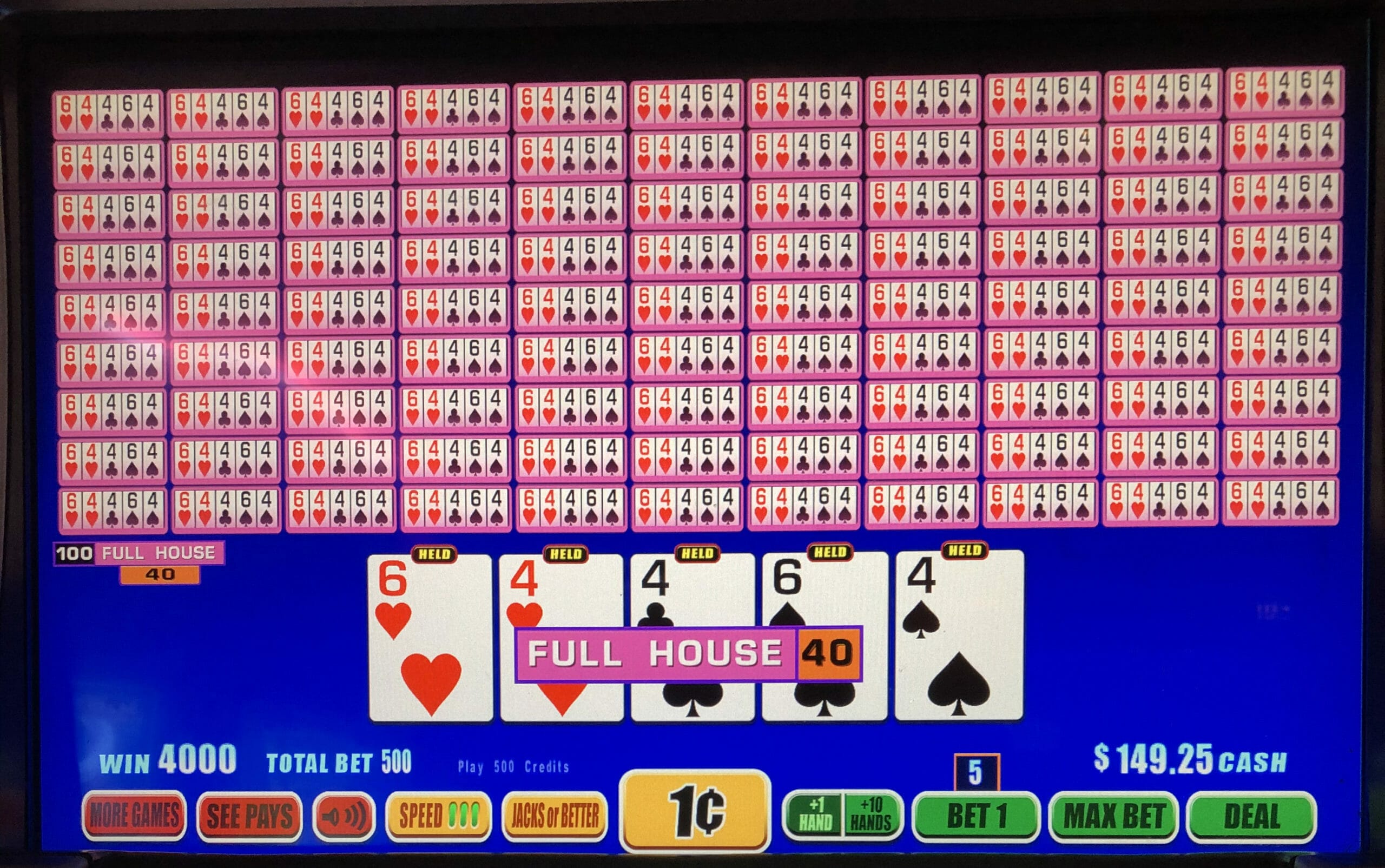 50/100 Hand Video Poker Smoothing Out Volatility Know Your Slots