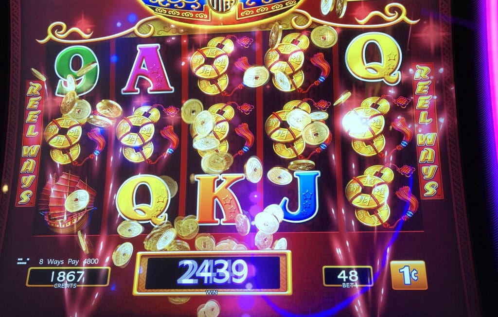 Dancing Drums by Scientific Games 100x win on 48 cents