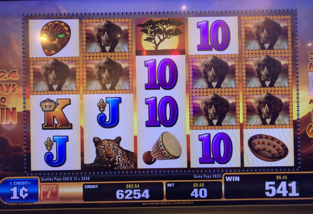 Thunderhorn by Bally 90x line hit