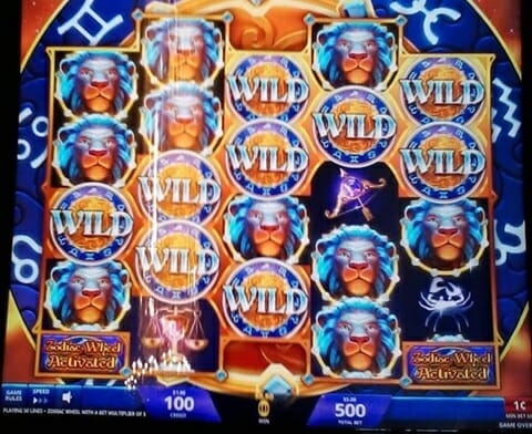 Zodiac Lion by IGT bonus complete