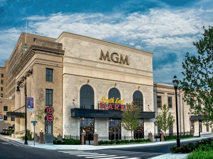 Exterior of MGM Springfield