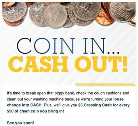 Casino email offer to buy change