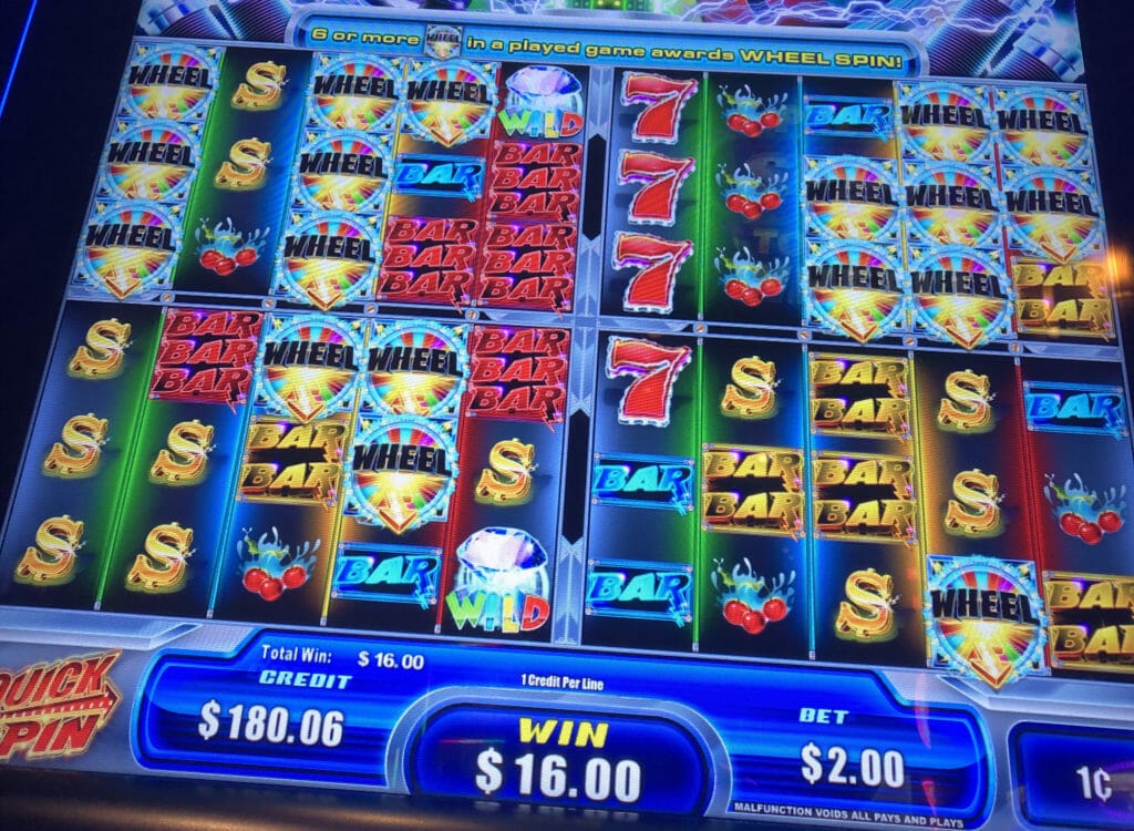 Quick Spin Multiplay Super Charged 7s by Ainsworth two wheel spins