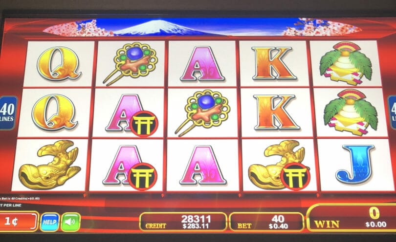 Samurai Secrets by Konami bonus trigger