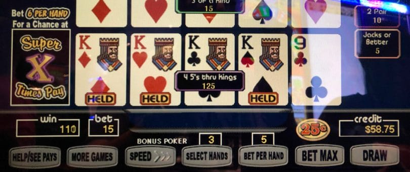 Super Times Pay Video Poker Super Times Pay Video Poker