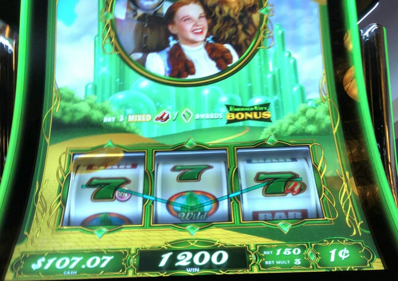 Wizard of Oz Emerald City by Scientific Games line hit