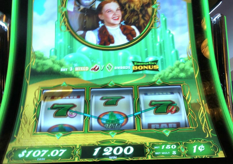 Wizard of Oz Emerald City by Scientific Games line hit