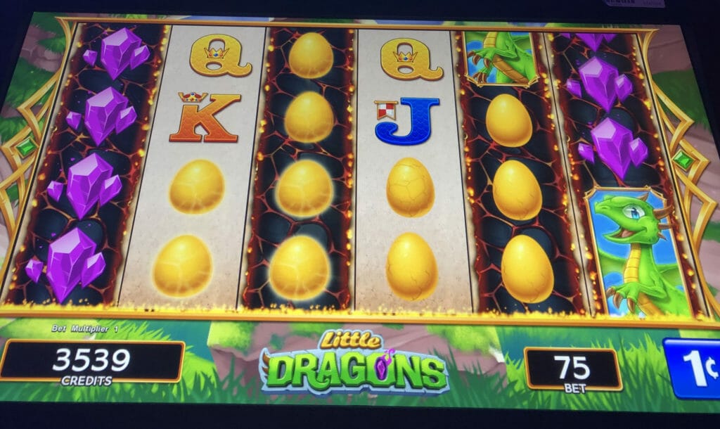 Little Dragons by WMS Jackpot Feature initiated