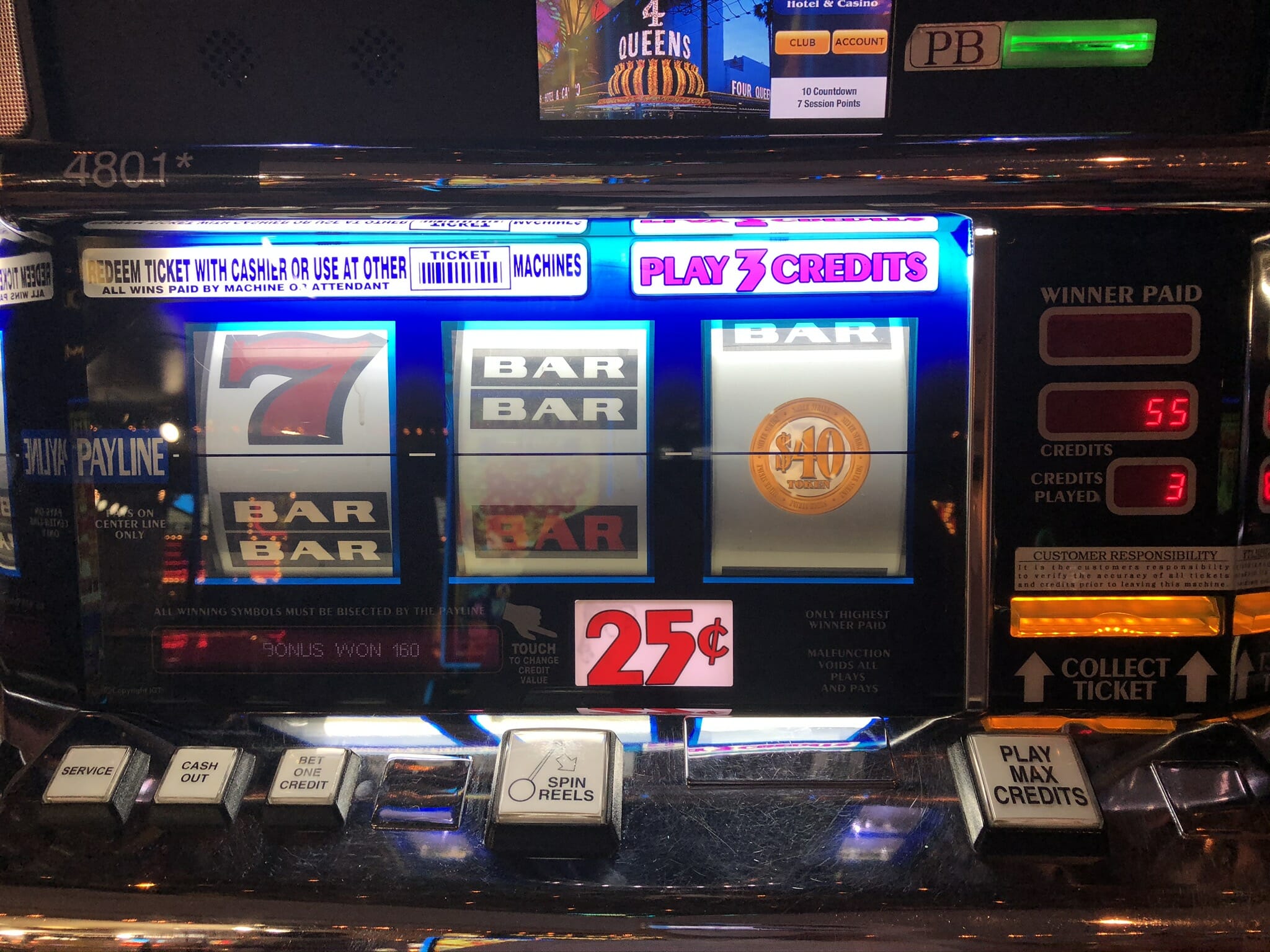 silver strike slot machine las vegas