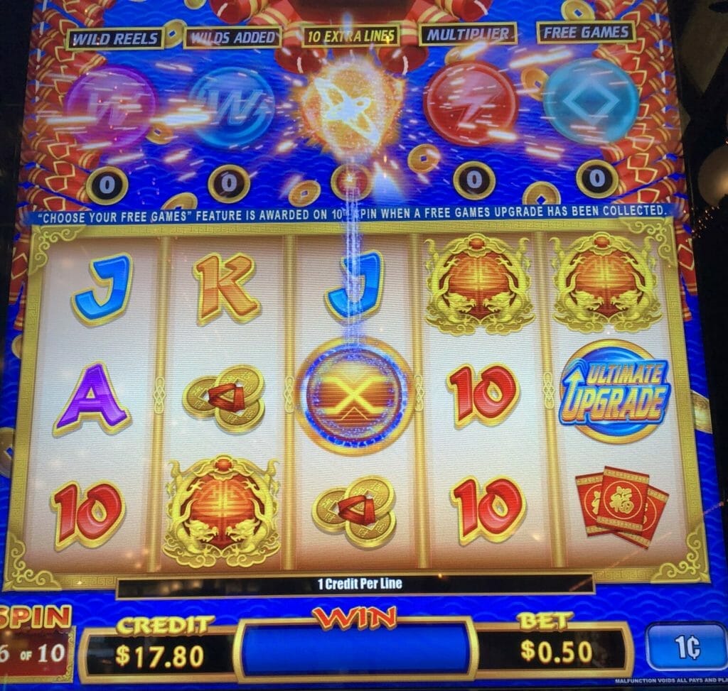 Cai Fu Journey by Ainsworth Ultimate Upgrade symbols landed