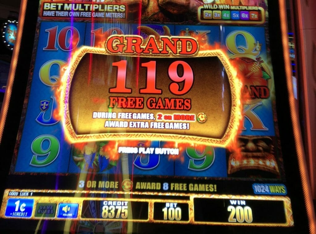 The Great Tiki by Aruze 119 Grand Progressive Free Games