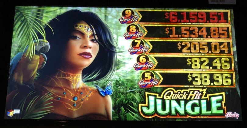 Quick Hit Jungle by Bally progressives