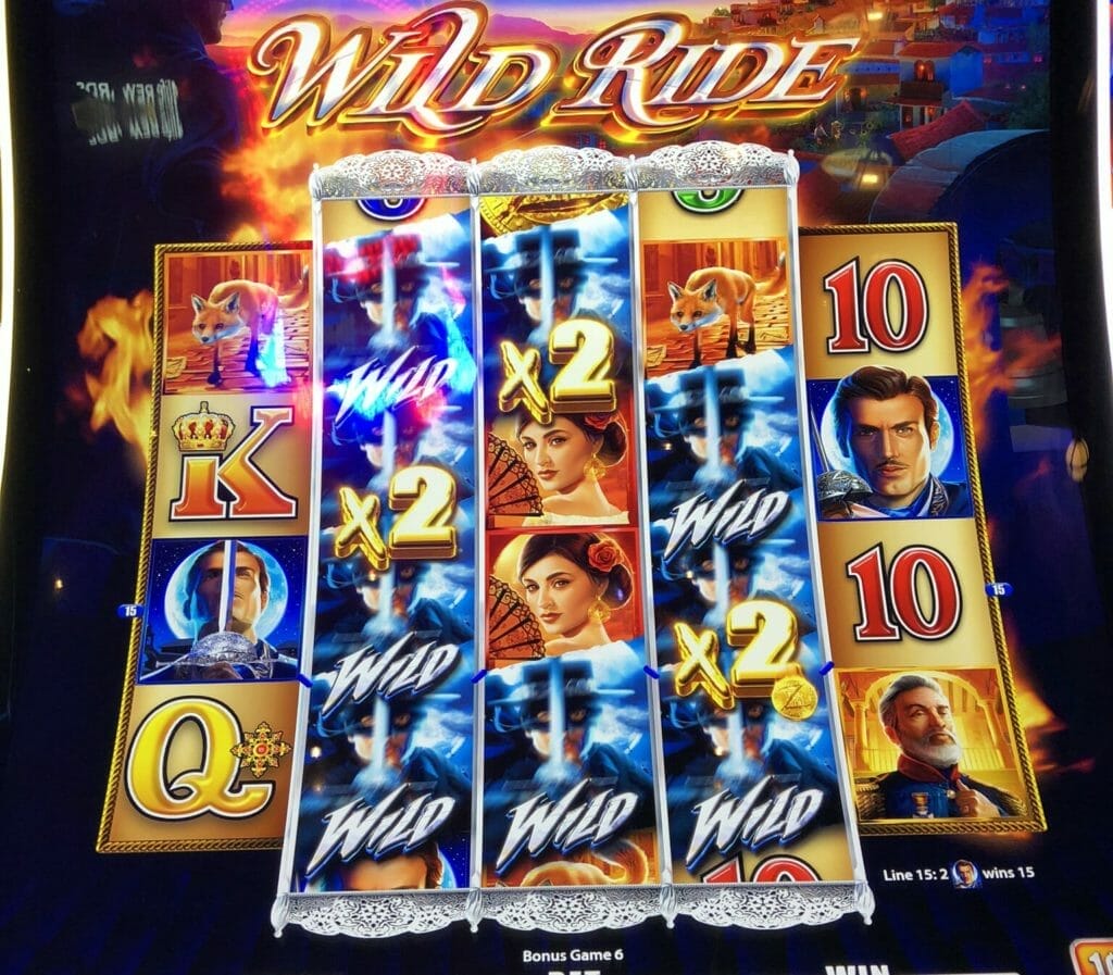 Zorro Wild Ride by Aristocrat Wild Ride feature