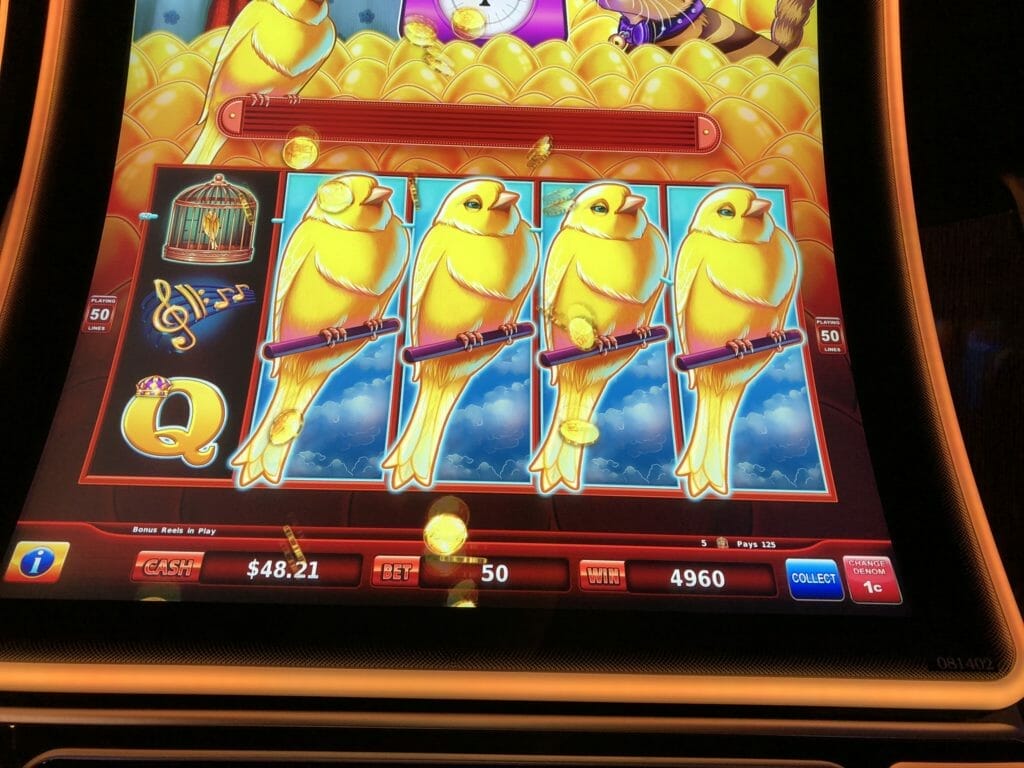 Drop and Lock Sweet Tweet four wild reels