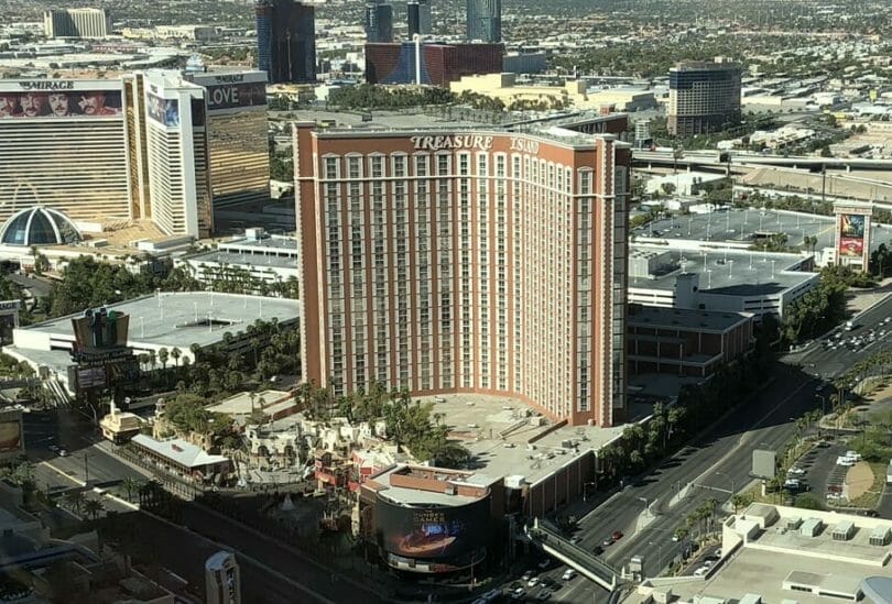 Treasure Island Las Vegas from the Wynn