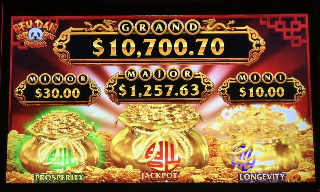 Fu Dai Lian Lian Mega Feature triggered