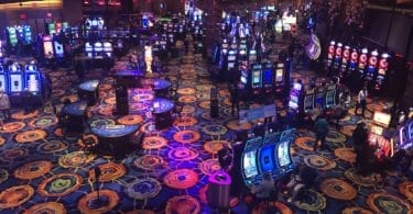 Ocean Casino Resort casino floor overhead
