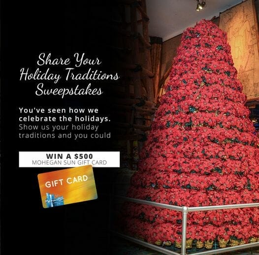 Mohegan Sun holiday contest