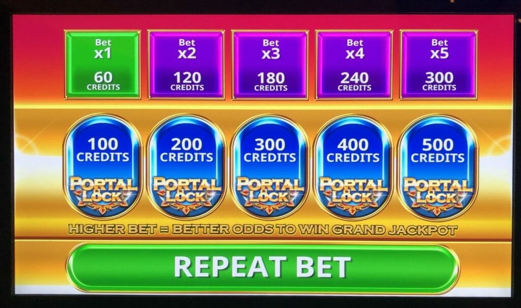 Wu Dragon by IGT bet panel