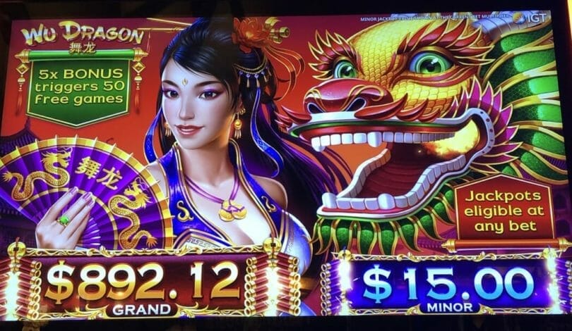 Wu Dragon by IGT top box