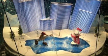 Aria Las Vegas holiday display