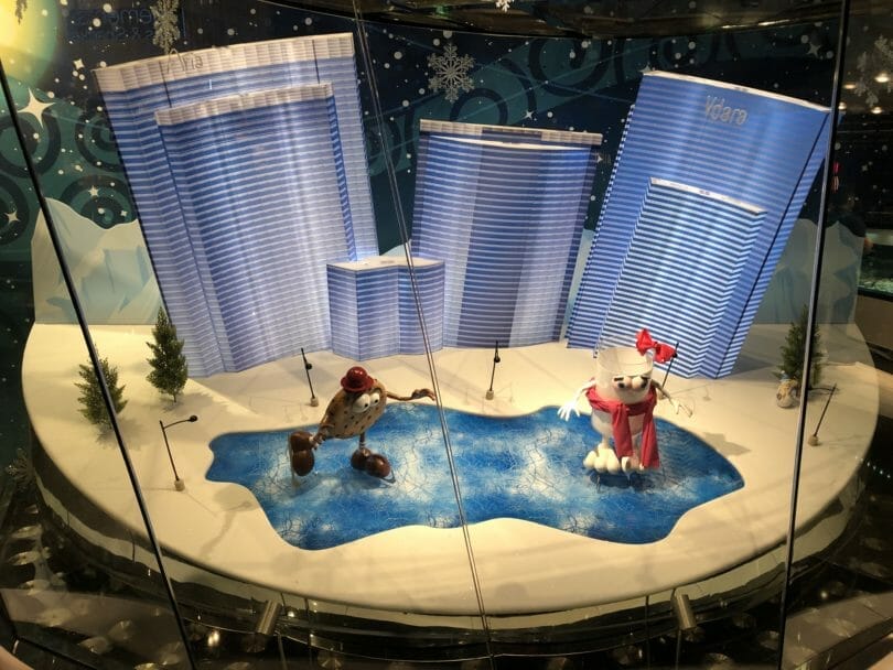Aria Las Vegas holiday display