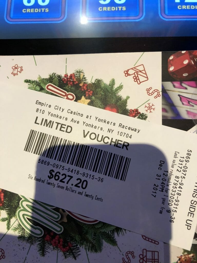 Empire City Casino limited voucher