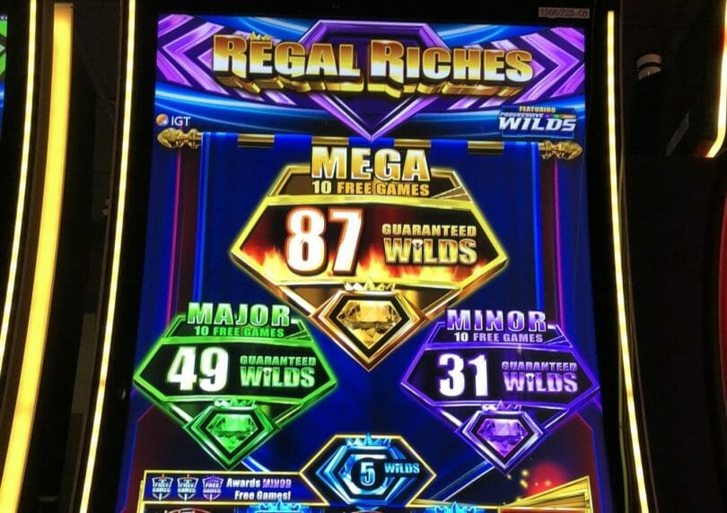 Regal Riches by IGT top box