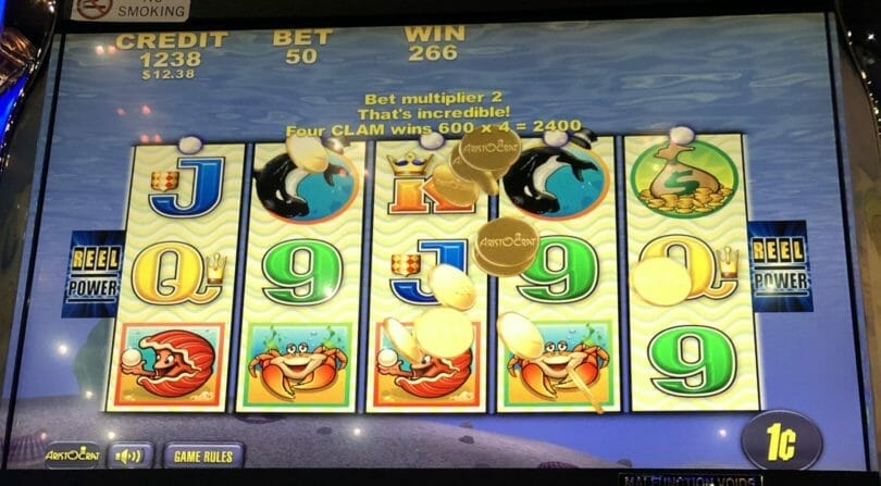 Whales of Cash by Aristocrat big win