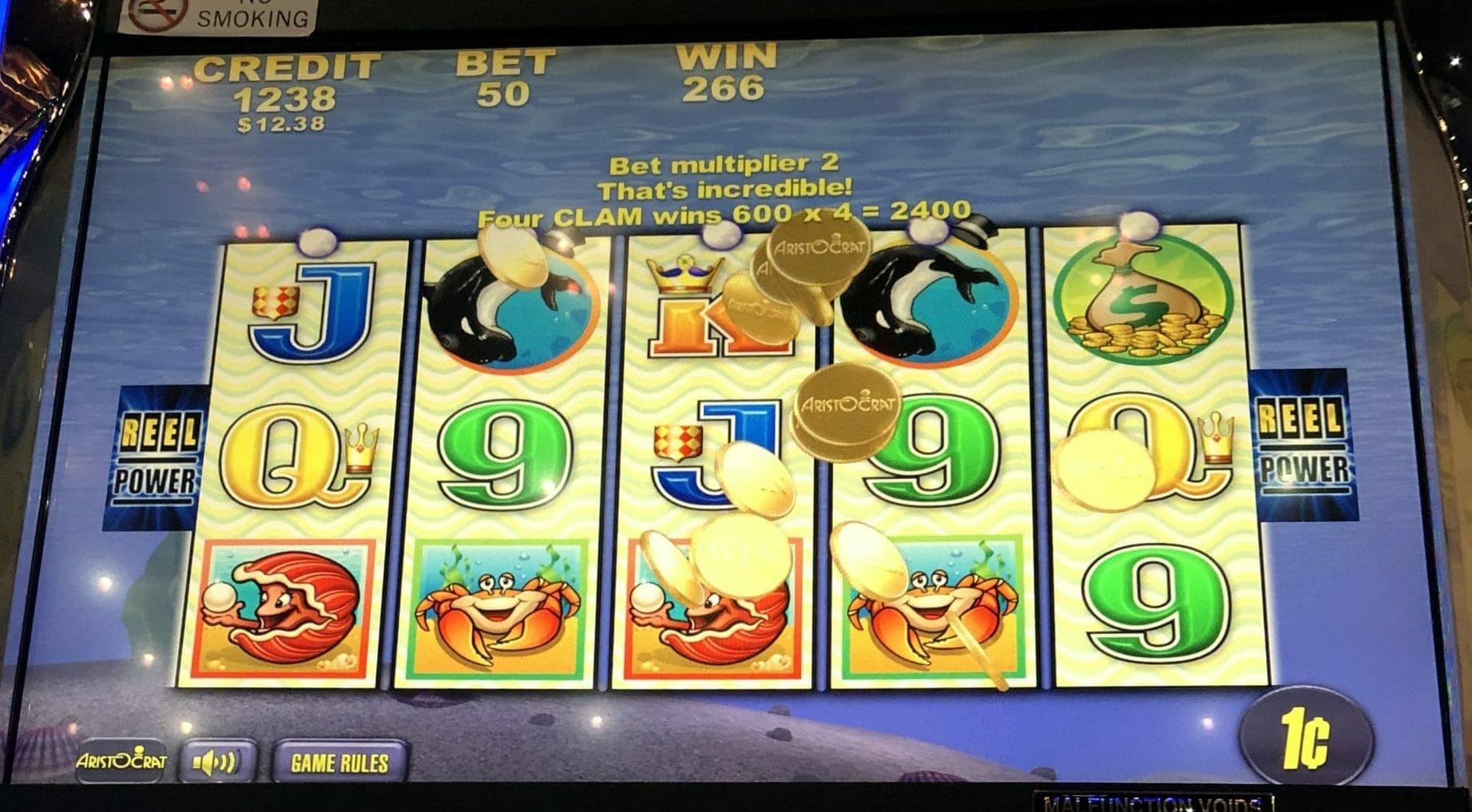 cash machine slot rules