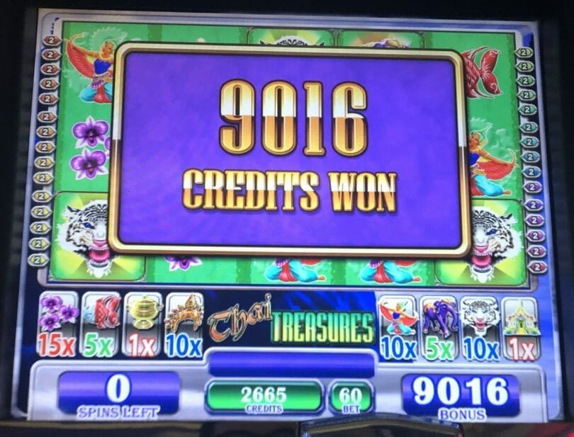 Thai Treasures by WMS bonus win