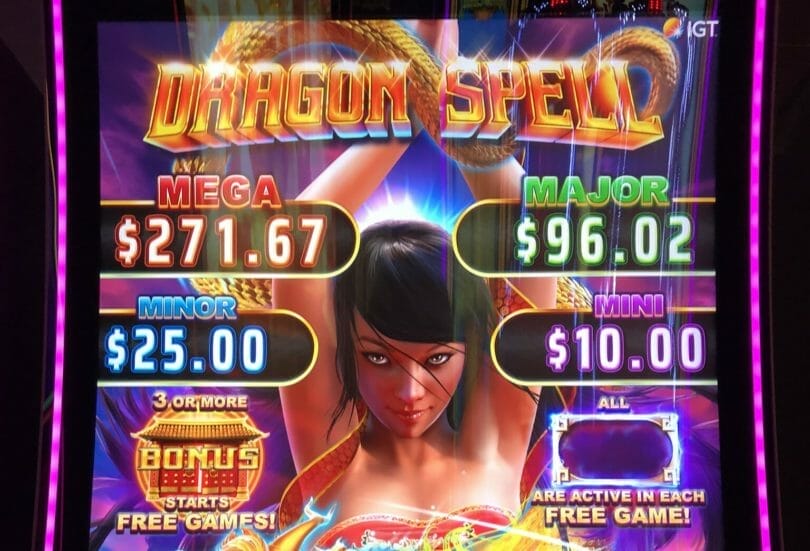 Dragon Spell by IGT top box