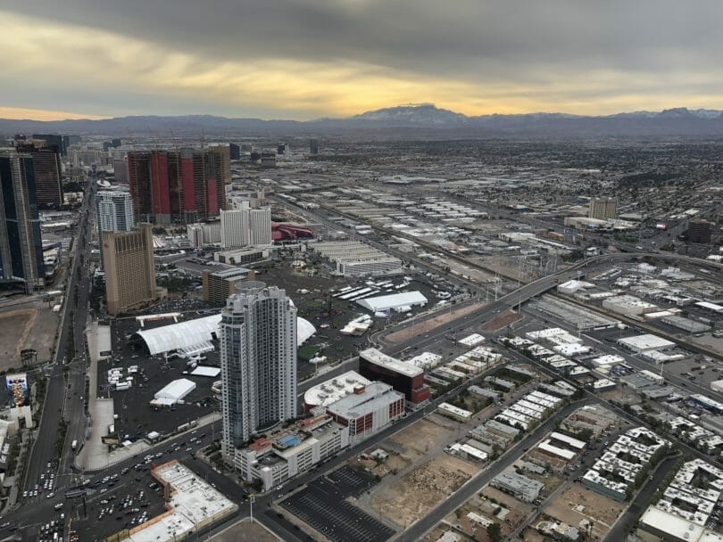 View from The Strat Observation Deck