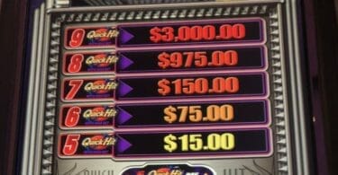 Quick hit fixed progressive jackpots