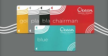 Ocean Casino Players Cards