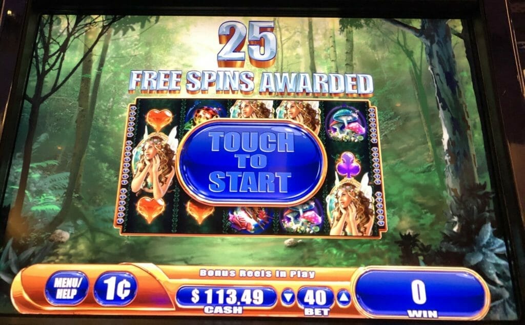 Fairy's Fortune by WMS 25 free spins