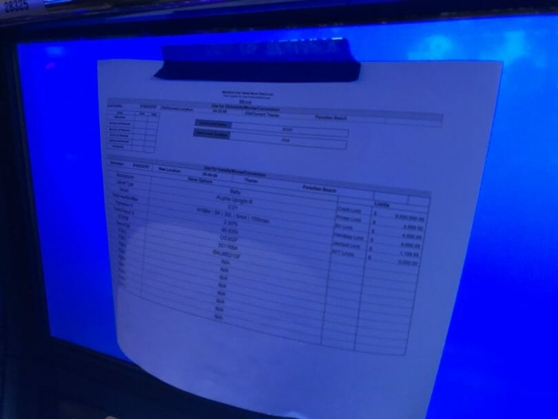 slot install paperwork