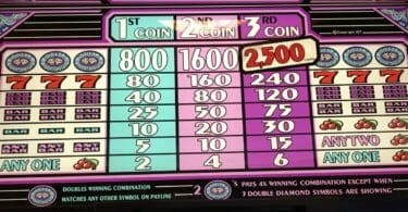 Double Diamond by IGT pay table